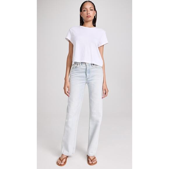 RE/DONE 1950s Boxy Tee Optic White - S - Picture 5 of 5